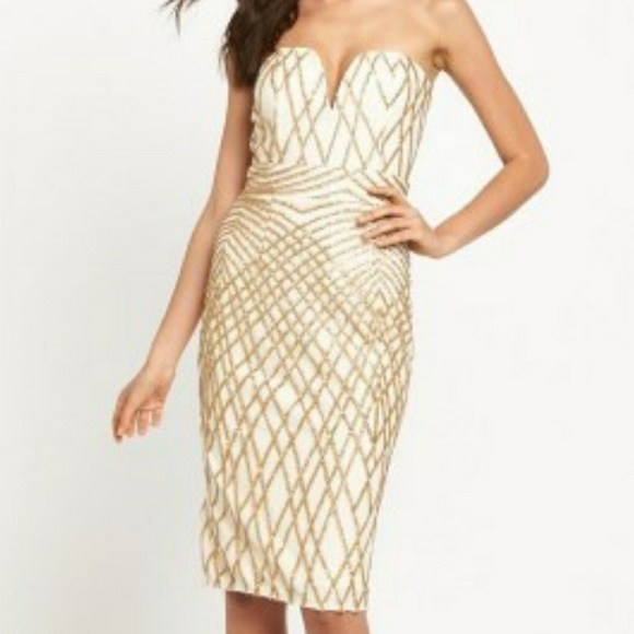 TFNC Dresses & Skirts - Gold HOLIDAY DRESS